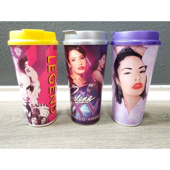 Lot Of 3 NWOT Selena Quintanilla 25 Year Commemorative Cups Limited Edition Nice - Picture 2 of 15